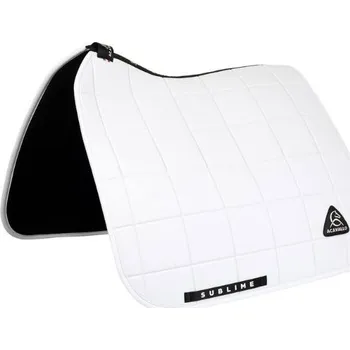 Drezurní podsedlová dečka ACAVALLO Sublime Square white DR