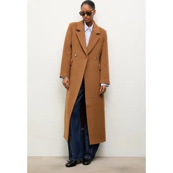 Dámský kabát Vlněný kabát Answear.LAB WA25.KPD001 béžová 80X, vel. XL