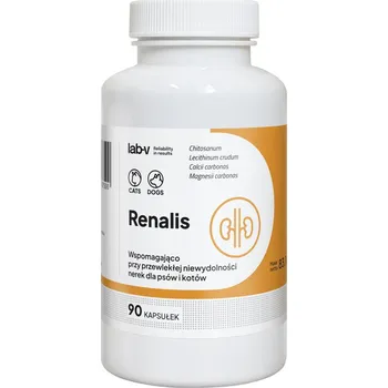 LAB-V Renalis- Podpora při chronickém selhání ledvin pro psy a kočky 90 kapslí