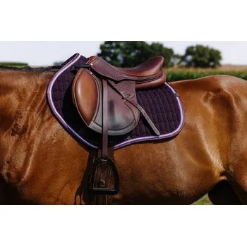 Všestranná podsedlová dečka EQUITHEME Eclat purple VS