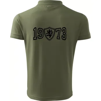 Pánská košile Narozeninový motiv - znak - 1973 - Polokošile pánská Pique Polo 203 - 2XL ( Khaki )