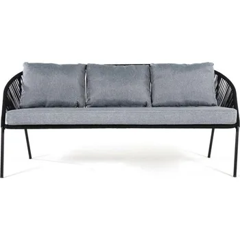 Zahradní pohovka Černá trojmístná zahradní pohovka Bonami Selection North ID_1416661