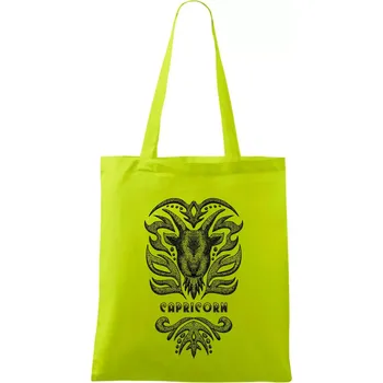 Capricorn - vintage - Taška bavlněná - 42 x 38 cm ( Limetková )
