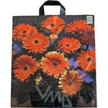 Press Igelitová taška 45 x 50 cm Gerbery 1 kus