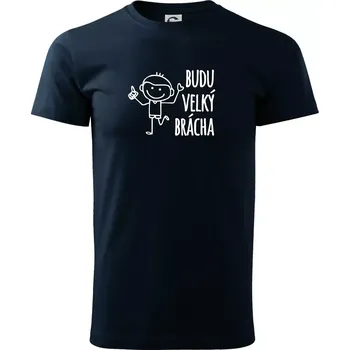 Pánské tričko Budu velký brácha - Triko extra velké (5-8XL) - 6XL ( Námořní modrá (velmi tmavá - téměř černá) )