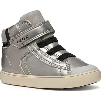 Dívčí tenisky Dětské tenisky Geox GISLI stříbrná barva, B461MA.0AJ02 B461MA.0AJ02.24.27 SLV, EUR 24