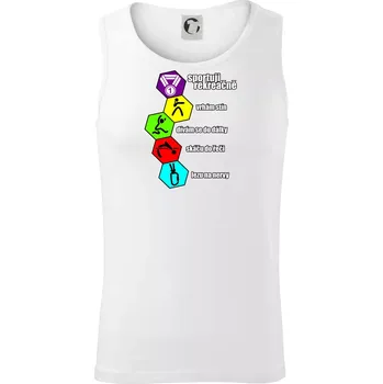 Pánské termoprádlo Sportuji rekreačně - Tílko pánské Core - S ( Bílá )