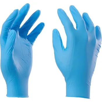 Pracovní rukavice Payper Rukavice na jednorázové použití, NITRO-TOUCH NPF 50 Barva: modrá, Velikost: M