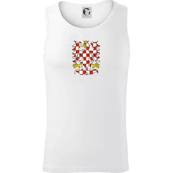 Moravská orlice velká se stínem - Tílko pánské Core - 2XL ( Bílá )