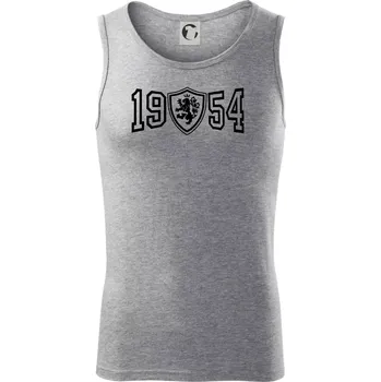 Narozeninový motiv - znak - 1954 - Tílko pánské Core - 2XL ( Tmavě šedý melír )