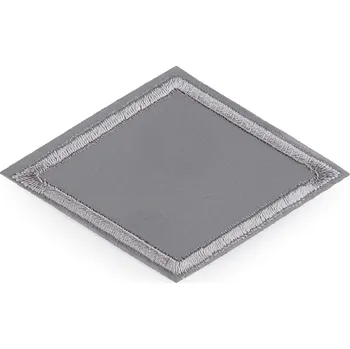 Reflexní nažehlovačka mix vzorů a velikostí Varianta: 4 šedá kosočtverce, Balení: 10 ks