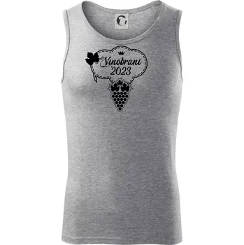 Vinobraní 2023 - Tílko pánské Core - XL ( Tmavě šedý melír )