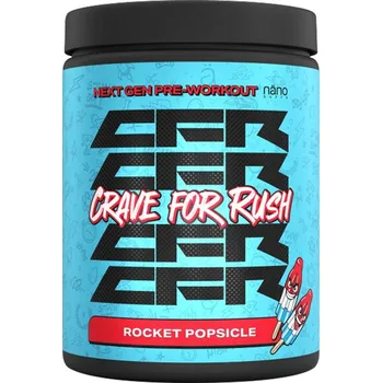 Anabolizér Nanosupps Crave For Rush 400 g Příchuť: Rocket Popsicle