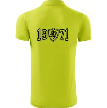 Pánská košile Narozeninový motiv - znak - 1971 - Polokošile Victory sportovní (dresovina) - L ( Limetková )