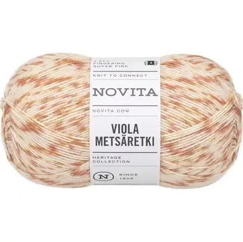 Příze Novita Viola Metsäretki 8291 Podzimní listí (Ponožková příze Viola Metsäretki Herbstwald)