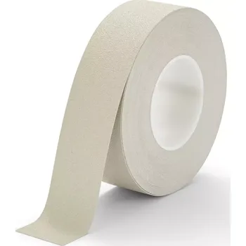 Výstražná páska Béžová plastová voděodolná protiskluzová páska (pás) FLOMA Aqua-Safe - 15 x 61 cm tloušťka 0,7 mm