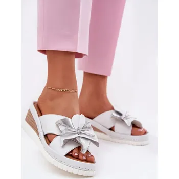 Dámské sandále Klínové pantofle Step in style z pravé přírodní kůže, 36 i240_212703_2:36