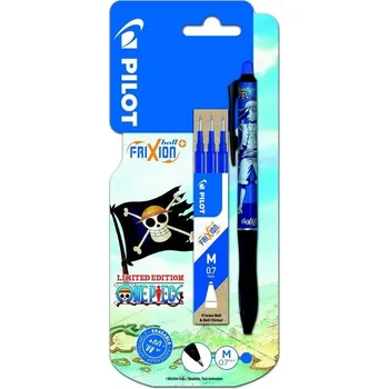 Kancelář PILOT FriXion Ball Plus One Piece + náplně 3 ks, BL, modrá