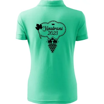Vinobraní 2023 - Polokošile dámská Pique Polo - L ( Mátová )