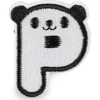 Nášivka Nažehlovačka písmena, malé, P bílá