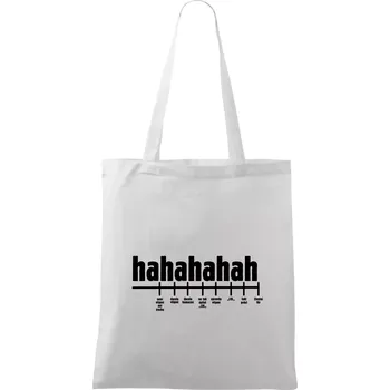 Varianty smíchu - Taška bavlněná - 42 x 38 cm ( Bílá )