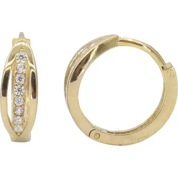 Náušnice Zlaté náušnice se zirkony PE52 (585/1000) 1.4 g