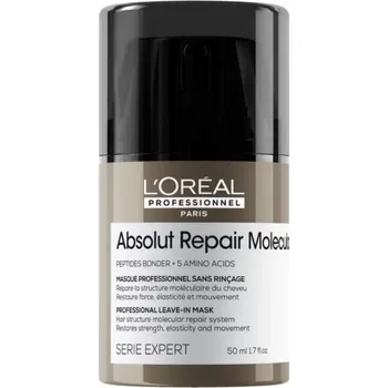 Vlasová regenerace L'Oréal Professionnel Série Expert Absolut Repair Molecular Professional Leave-In Mask 50 ml