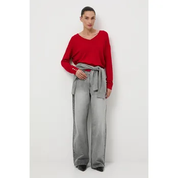 Dámský svetr Svetr Medicine RW25-SWD034 červená 33X, vel. M