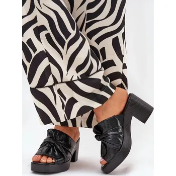 Dámské pantofle Dámské pantofle Christine Maxi s masivním sloupkovým podpatkem, 36 i240_212158_2:36