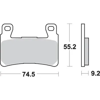 Brzdová destička SBS brzdové destičky KH296 /KH265 STREET PERFORMANCE (EXCEL) sintrované barva zlatá HARLEY DAVIDSON přední (SBS brzdové destičky KH296 /KH265 STREET PERFORMANCE (EXCEL) sintrované barva zlatá HARLEY DAVIDSON přední)