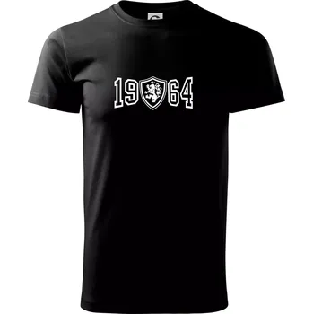 Narozeninový motiv - znak - 1964 - Triko extra velké (5-8XL) - 7XL ( Černá )