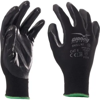 Pracovní rukavice Payper Máčené rukavice, SKILL N2 Barva: černá, Velikost: 8