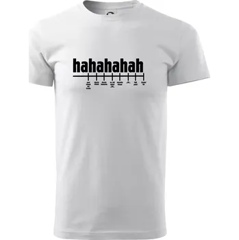 Varianty smíchu - Triko extra velké (5-8XL) - 6XL ( Bílá )