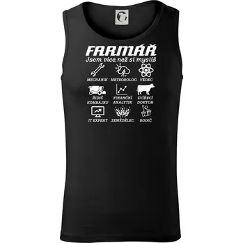 Pánské termoprádlo Symboly Farmář - Tílko pánské Core - S ( Černá )