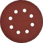 Brusné papírové kotouče, smirek, průměr 125 mm, 8 otvorů, různé hrubosti G78660