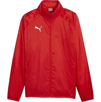 Pánská móda Pánská sportovní bunda Puma TEAMGOAL ALL WEATHER JACKET XS Červená, Bílá