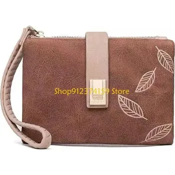 Malá praktická peněženka na karty | peněženka, dámská peněženka - Hnědý