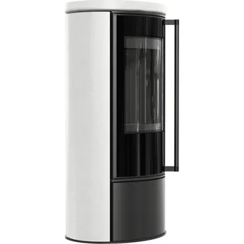 KRATKI ERIK 5,5 kW 150 akumulační keramika WHITE SATIN P BLACK BA1