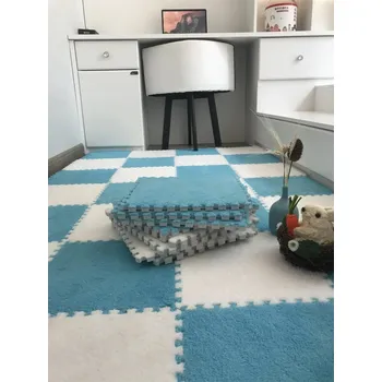 Hračka pro kojence Dětská pěnová podložka na hraní | herní koberec, protiskluzová podložka - E-L , 1 cm - 20 ks