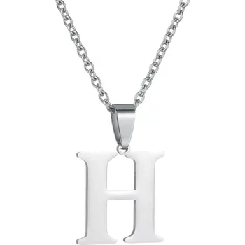 Náhrdelník Řetízek s písmenem pro muže i ženy | náhrdelník - H