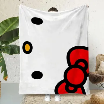 Dětská deka Hello kitty měkká cestovní deka | dětská deka, pikniková deka - 20 , 150x180cm