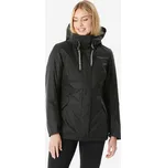 QUECHUA Dámská turistická bunda -10 °C nepromokavá NH500 M ČERNÁ
