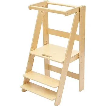 učicí věž Busykids Montessori skládací učící věž Natura