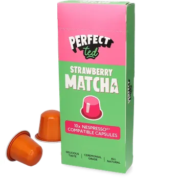 PerfectTed | Jahodový Matcha - Počet kapslí pro Nespresso®: 10