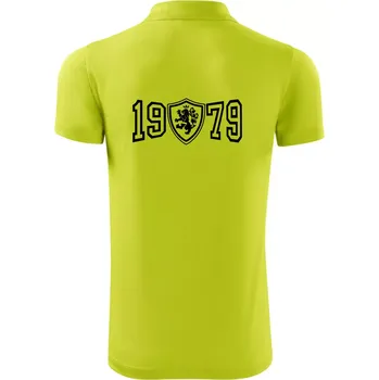 Pánská košile Narozeninový motiv - znak - 1979 - Polokošile Victory sportovní (dresovina) - L ( Limetková )