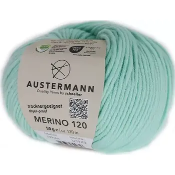 Příze Austermann Merino 120 EXP 159 Mint (Příze Merino 120 EXP MINT)