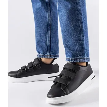 Dámské tenisky Černé tenisky Solea se suchým zipem, 37 i240_207576_2:37