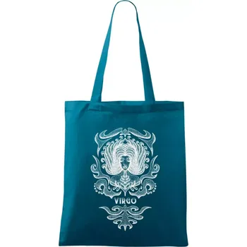 Virgo - vintage - Taška bavlněná - 42 x 38 cm ( Petrolejová )