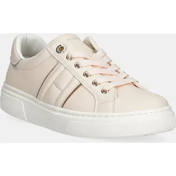 Dívčí tenisky Dětské sneakers boty Tommy Hilfiger růžová barva, T3A9-33745 T3A9.33745 02X, EUR 39