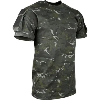 Pánské tričko Triko TACTICAL VELCRO krátký rukáv BTP BLACK vel. M (Triko TACTICAL VELCRO krátký rukáv BTP BLACK vel. M)